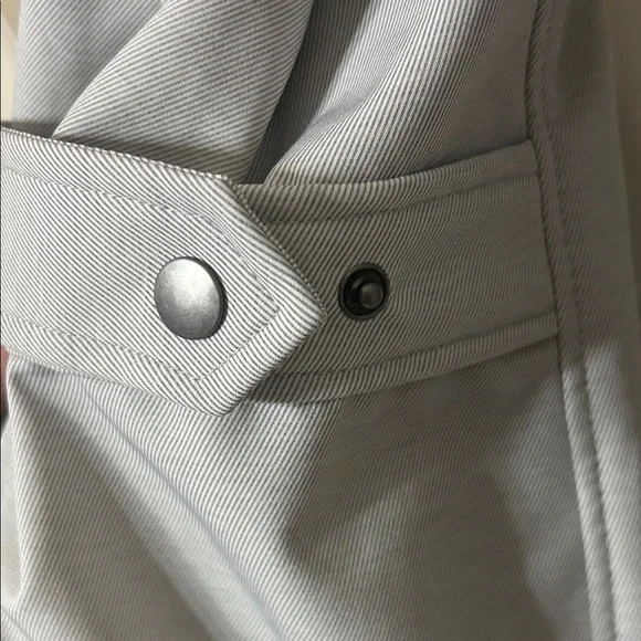 Free Country Light Gray Water Resistant Rain Coat with Removable Hood sz 2X - Picture 8 of 16
